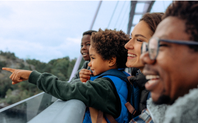 family sight-seeing