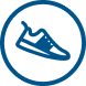 gym shoes icon